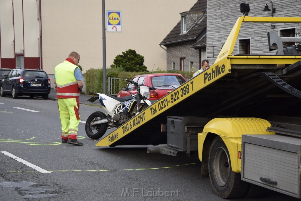 VU Krad PKW Koeln Duennwald Berlinerstr P120.JPG - Miklos Laubert